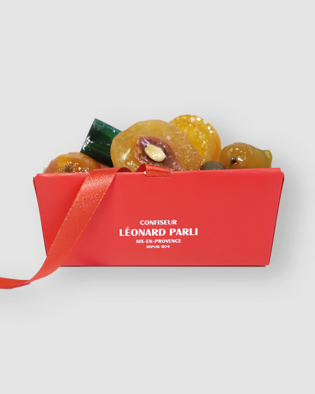 Ballotin Fruits Confits assortis Léonard Parli fabriqués artisanalement