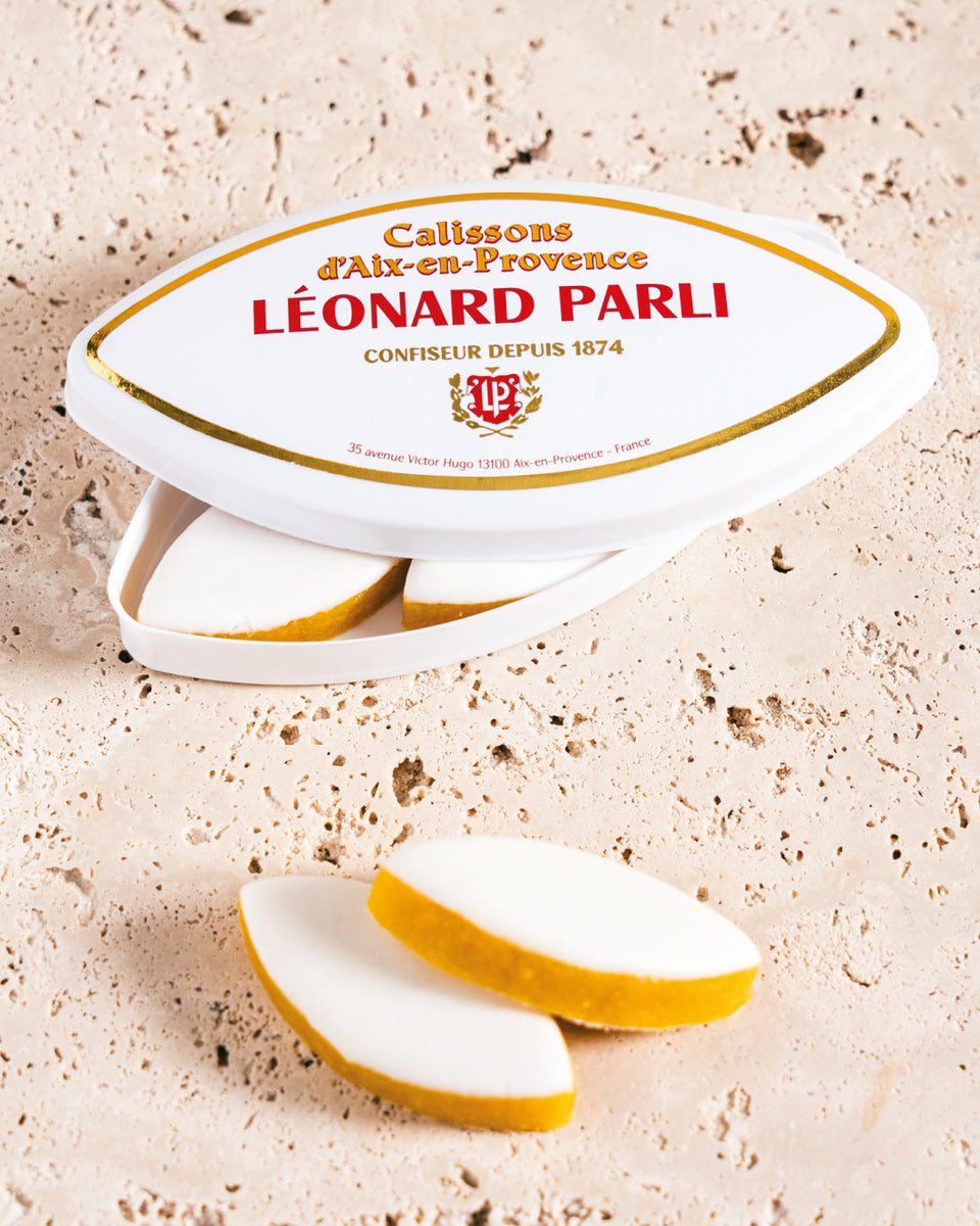 Boîte traditionnelle Léonard Parli de 4 Calissons d'Aix-en-Provence