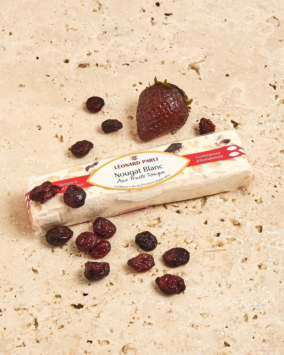 Barre Nougat Blanc Fruits Rouges