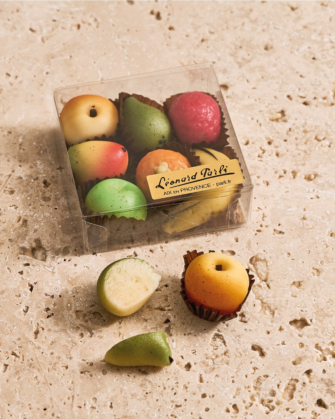 Étui Mini Fruits en Pâte d'Amande