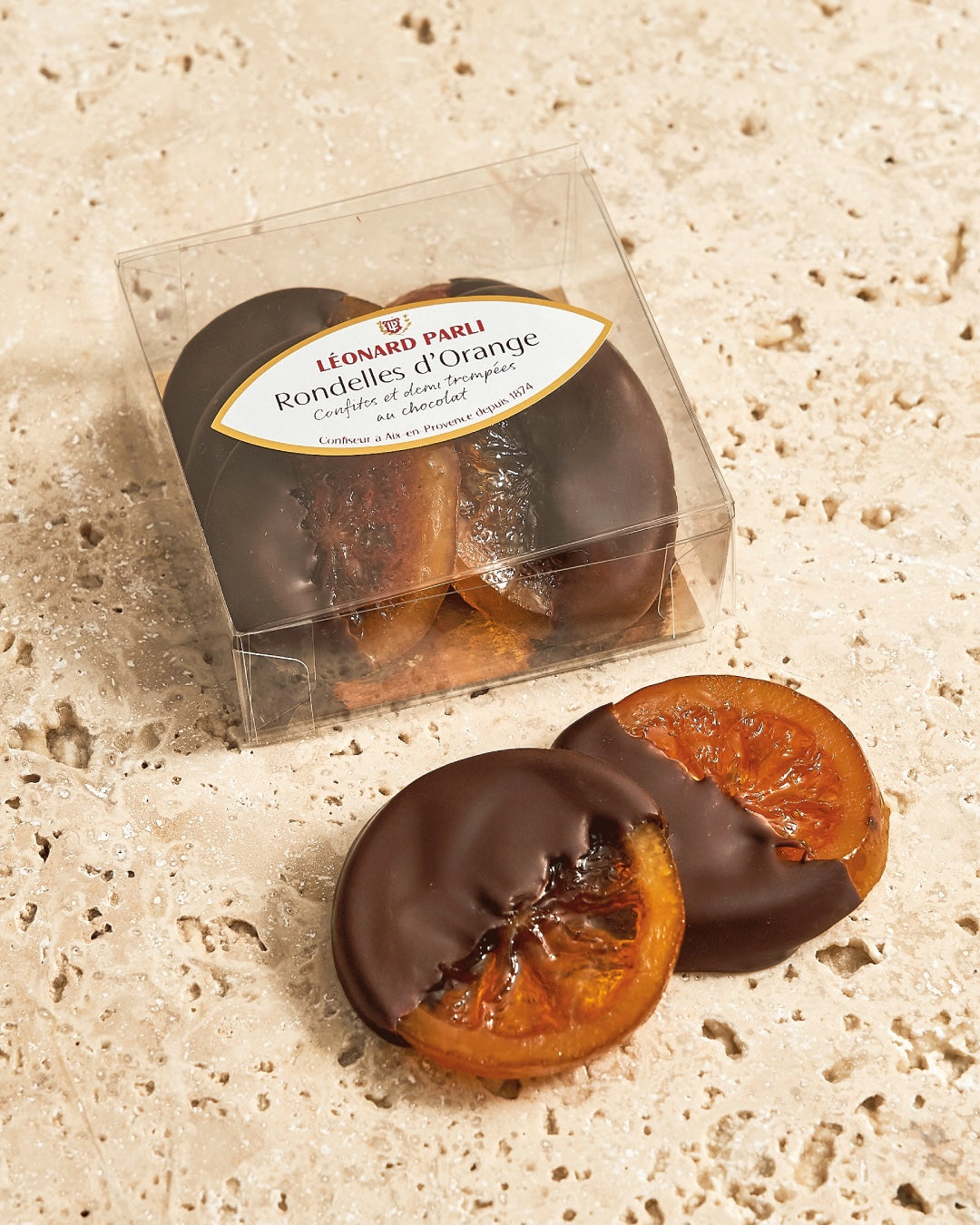 Étui Rondelles d'Orange Confite au chocolat noir