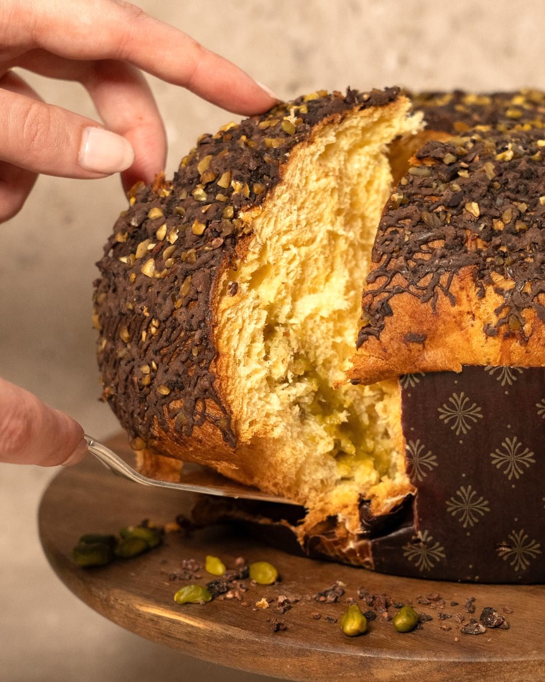 Panettone Pistache Chocolat