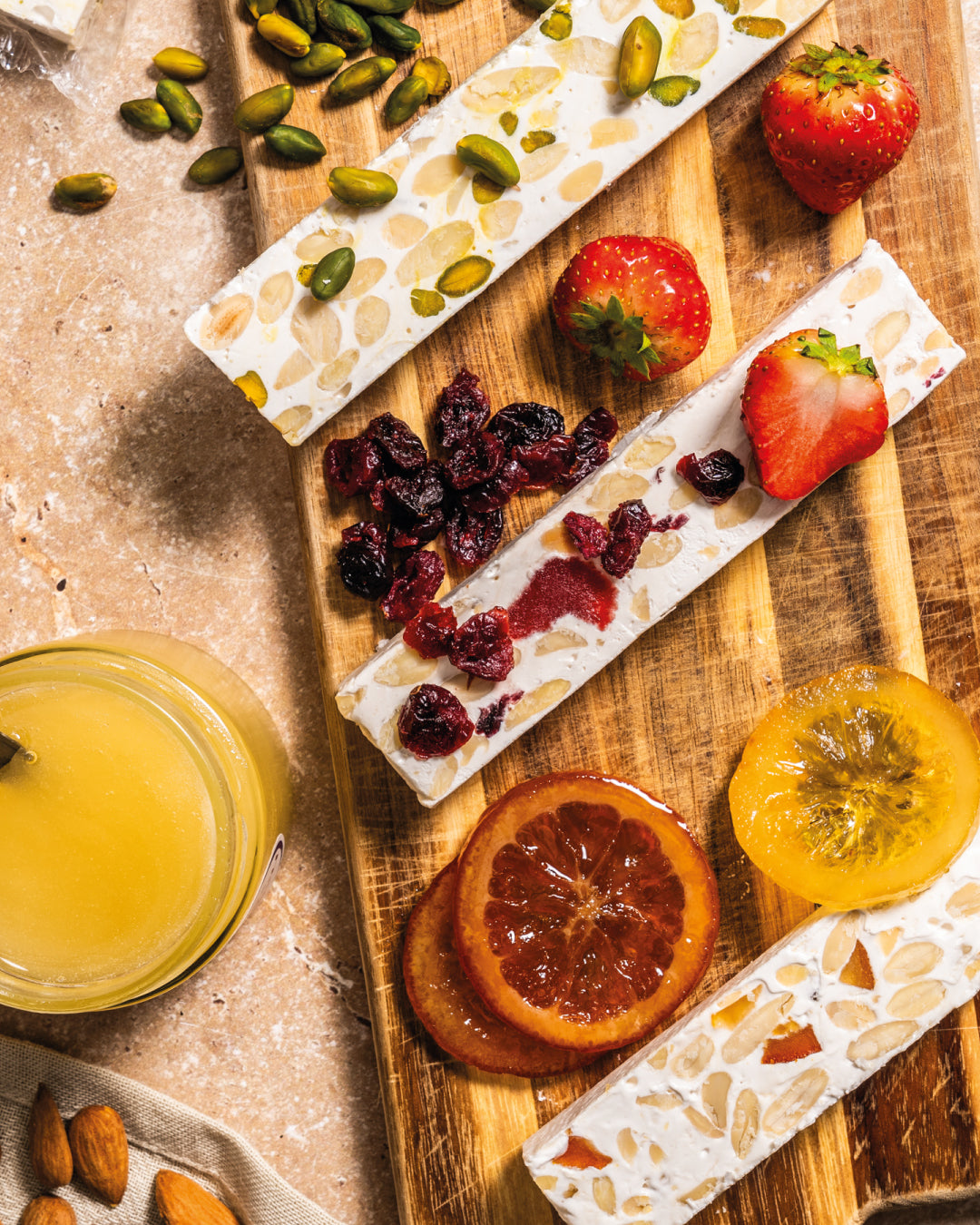 Barre Nougat Blanc Pistache