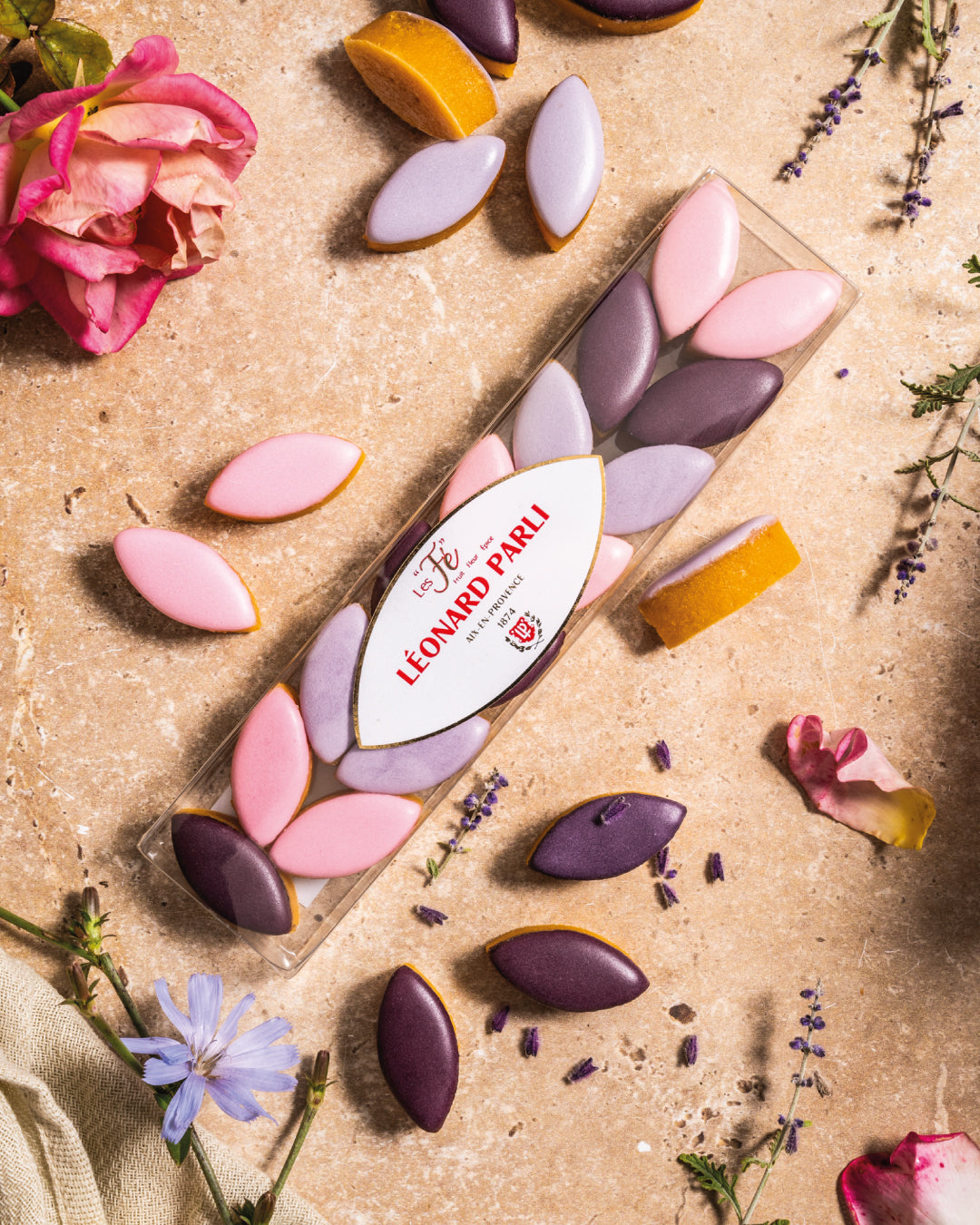 Réglette 'Fé' fleuris assortis